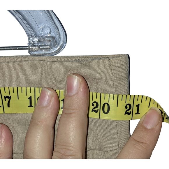 Ruby Rd. Womens Plus Size 24W Khaki Pants With Elastic Waist & Pockets - Picture 6 of 7